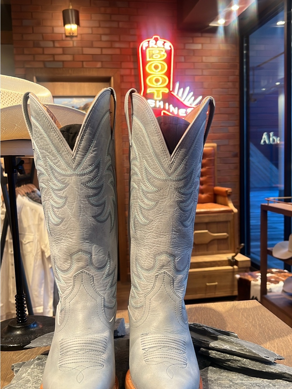 Tecovas-Blue Slate Annie Boots